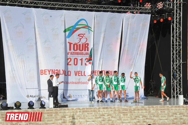 Bakıda "Tour d'Azerbaidjan" beynəlxalq velosiped turunun açılış mərasimi olub (FOTO)