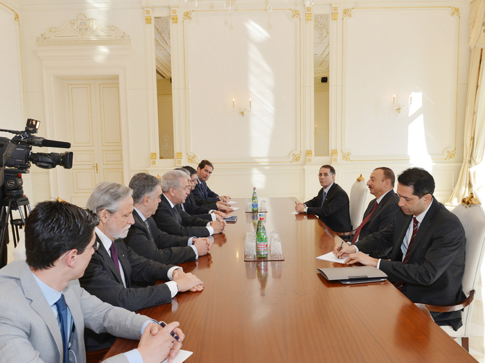 Azerbaijani President receives Greek FM