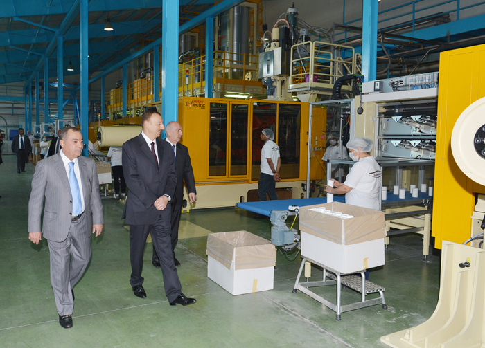 Prezident İlham Əliyev bir sıra istehsal zavodlarının açılışında iştirak edib  (FOTO)