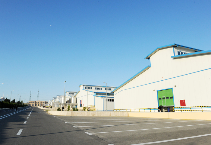 Azerbaijani President opens factories under AzFP CO LTD in Hokmali (PHOTO)