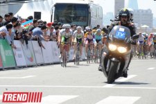 Azerbaijani team member wins 1st stage of international cycling race (PHOTO)