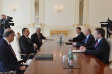 İlham Əliyev bp Şirkətinin prezidentini qəbul edib