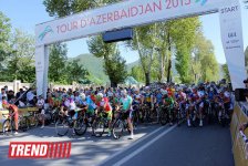 Third phase of ‘Tour d`Azerbaidjan’ international cycling race starts (PHOTO)