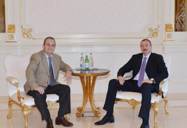Президент Азербайджана принял бывшего премьер-министра Израиля
