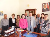 В Союзе композиторов Азербайджана состоялась встреча с делегацией из Казахстана (фото)
