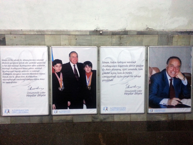 Gənclər Fondu “Ümummilli lider portretlərdə” adlı aksiya keçirib (FOTO)