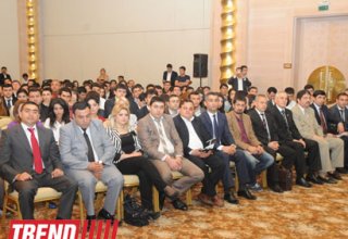 Azerbaijani youth accepts statement on supporting President Ilham Aliyev as presidential candidate (PHOTO)