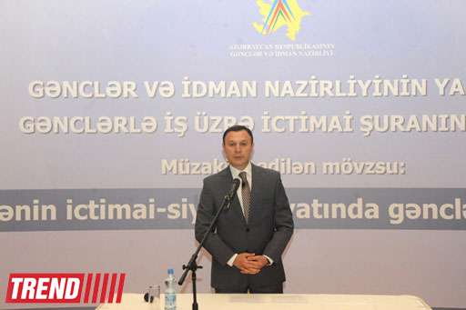 Azerbaijani youth accepts statement on supporting President Ilham Aliyev as presidential candidate (PHOTO)