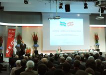 Azərbaycan və Avstriya prezidentləri Vyanada keçirilən biznes forumda iştirak ediblər (FOTO)
