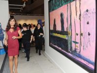 Лейла Алиева приняла участие в церемонии открытия выставки "Полет в Баку: Современное азербайджанское искусство" в Вене (ФОТО)