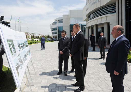 President Ilham Aliyev inspected Shamakhi Olympic Sports Complex after reconstruction (PHOTO)