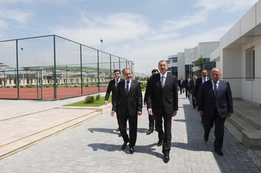 President Ilham Aliyev inspected Shamakhi Olympic Sports Complex after reconstruction (PHOTO)