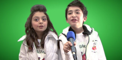 Азербайджанские участники детского "Евровидения-2012" пожелали удачи Фариду Мамедову (видео-фото)