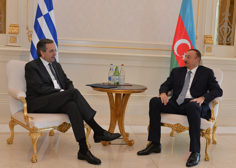 Президент Азербайджана встретился с премьер-министром Греции