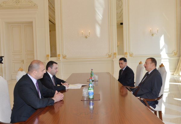 Azerbaijani President receives Georgian Minister of Internal Affairs