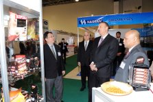 Azerbaijani President views 19th Azerbaijan International Exhibition of Food Industry and 7th Azerbaijan International Agriculture Exhibition  (PHOTO)