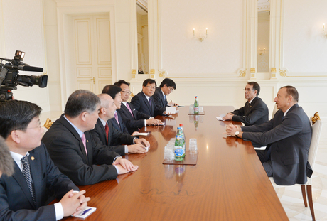 Azerbaijan`s President meets vice-speaker of Republic of Korea`s National Assembly