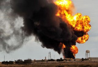 На газопроводе в Иране произошел пожар