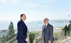 Президент Азербайджана ознакомился с условиями, созданными в Нагорном парке после реконструкции  (ФОТО) (версия 2)