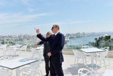 Azərbaycan Prezidenti Dağüstü parkda yenidənqurmadan sonra yaradılmış şəraitlə tanış olub (FOTO)