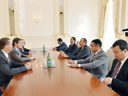 Президент Ильхам Алиев принял делегацию во главе с президентом ПАСЕ