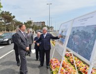 Prezident İlham Əliyev Buzovna-Mərdəkan-Qala yolunun açılışında iştirak edib (FOTO)