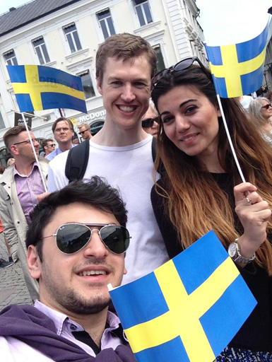 Путешествие телеведущего Кямрана Гулиева по Европе: "В Швеции очень добродушные люди" (фото, часть1)