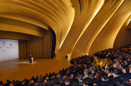 Prezident İlham Əliyev: Azərbaycan və ABŞ arasında münasibətlər strateji tərəfdaşlıq səviyyəsinə qədəm qoyub (FOTO)