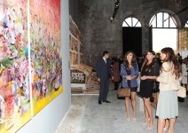 Azerbaijani First Lady participates in inauguration of modern art exhibition of Azerbaijan and neighbouring countries in Venice (PHOTO)