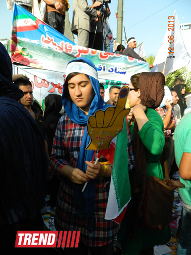 Election campaign for presidential candidates ended in Iran (PHOTO)