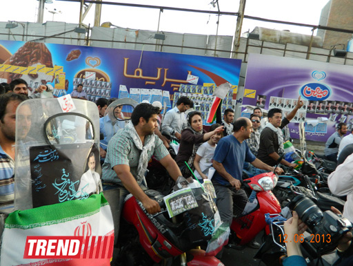 Election campaign for presidential candidates ended in Iran (PHOTO)