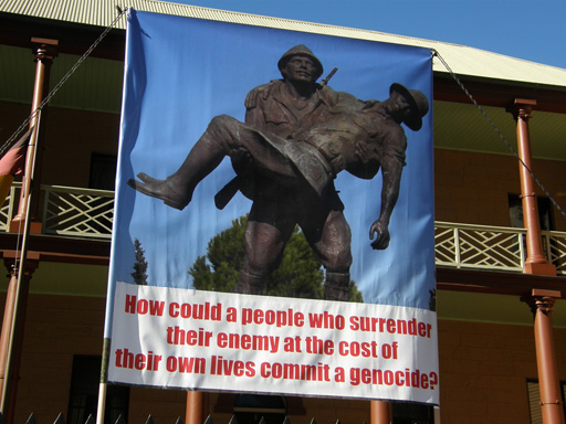 Avstraliyada qondarma "erməni soyqırımı"nın tanınmasına qarşı aksiya keçirilib (FOTO)
