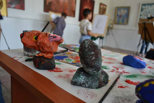 В Кюрдамире состоялось открытие выставки в рамках "Azerbaijan Art Festival-2013" (фото)