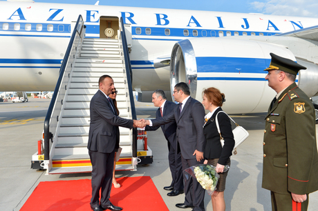 Президент Азербайджана Ильхам Алиев прибыл в Бельгию с рабочим визитом