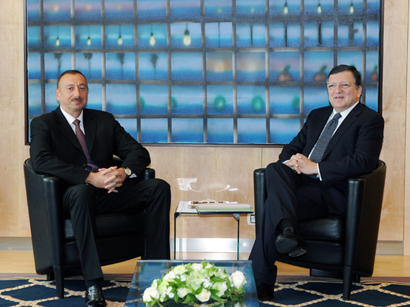 Azerbaijani president meets European Commission president