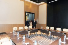 Президент Азербайджана и его супруга приняли участие в открытии в Баку отеля "Fairmont Baku" в комплексе "Flame Towers" (ФОТО)