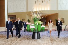 President Ilham Aliyev opens Fairmont Baku hotel at Flame Towers complex (PHOTO)