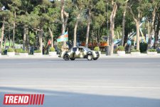 В Баку началась генеральная репетиция военного парада (ФОТО)