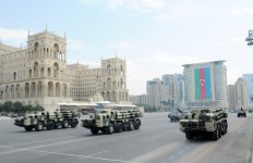 В Баку прошел военный парад (ФОТО) (ВИДЕО)