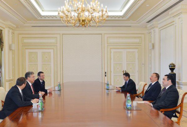 Azerbaijani President Ilham Aliyev receives President of Swiss Council of States