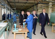 Prezident İlham Əliyev Şirvandakı “Araz” zavodunda döyüş sursatlarının utilizasiya mərkəzinin açılışında iştirak edib (FOTO)