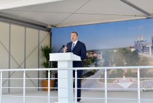 Prezident İlham Əliyev Şirvanda "Cənub" Elektrik Stansiyasının açılışında iştirak edib (FOTO)