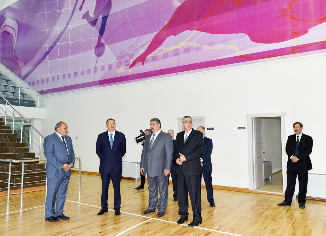 İlham Əliyev Şirvan Olimpiya İdman Kompleksinin açılışında iştirak edib (FOTO)