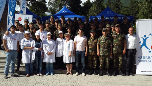 Gənclər Fondunun təşkilatçılığı ilə keçirilən qanvermə aksiyası uğurla davam edir (FOTO)