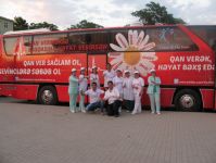 Gənclər Fondunun təşkilatçılığı ilə keçirilən qanvermə aksiyası uğurla davam edir (FOTO)