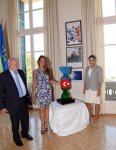 First Lady of Azerbaijan presented with diploma of honoured citizen of Cannes (PHOTOS)