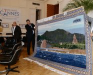 First Lady of Azerbaijan presented with diploma of honoured citizen of Cannes (PHOTOS)