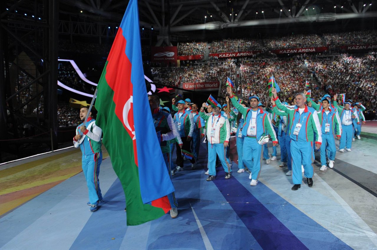 Kazanda XXVII Universiadanın açılışı olub (FOTO)