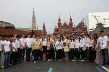 Азербайджанские школьники совершили поездку в Россию (фото)
