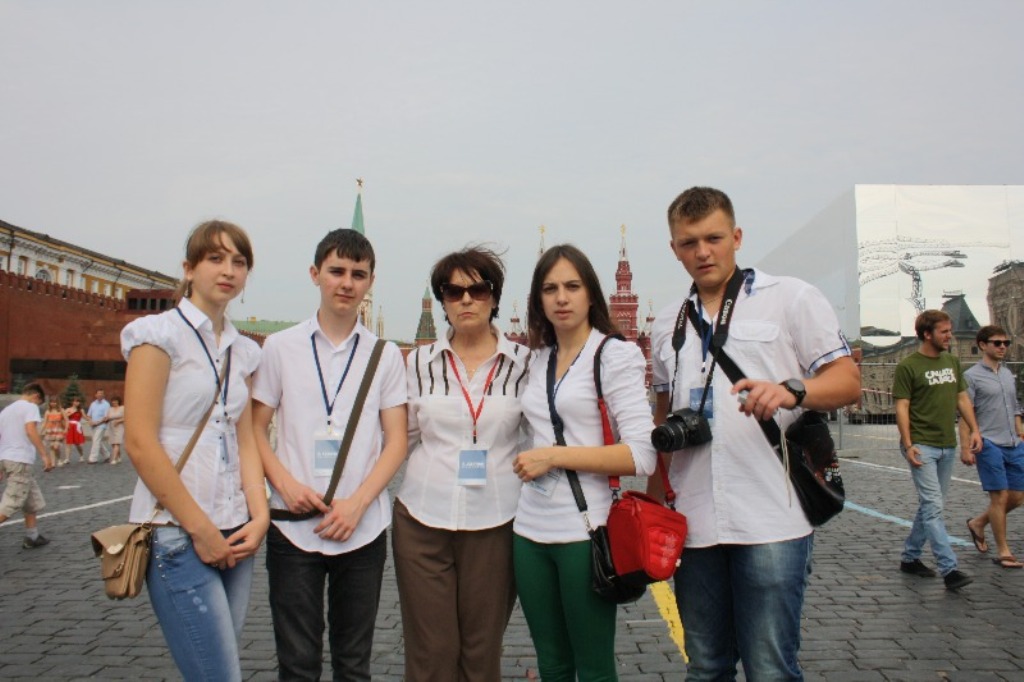 Азербайджанские школьники совершили поездку в Россию (фото)